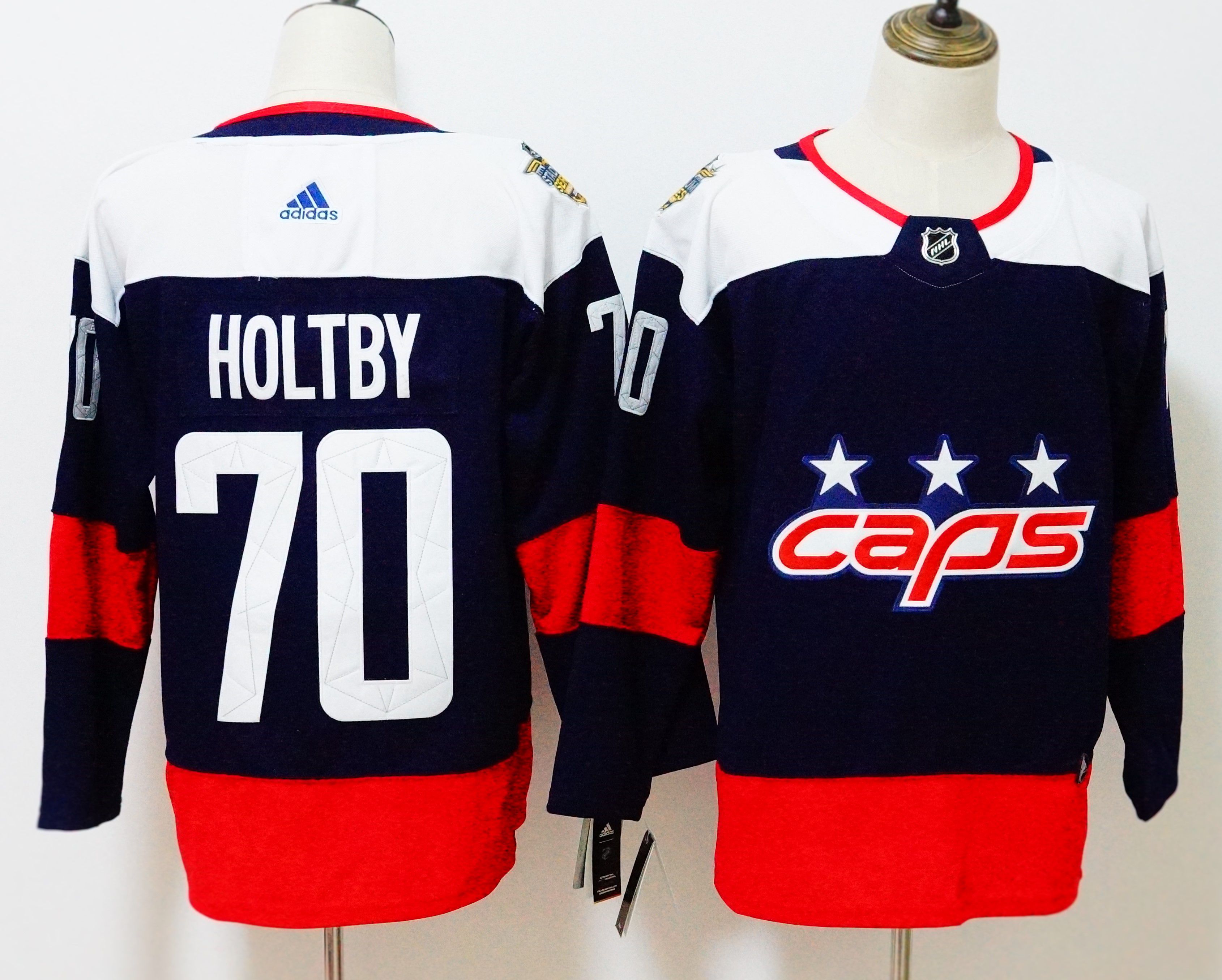 Men Washington Capitals #70 Holtby Blue Hockey Stitched Adidas NHL Jerseys->washington capitals->NHL Jersey